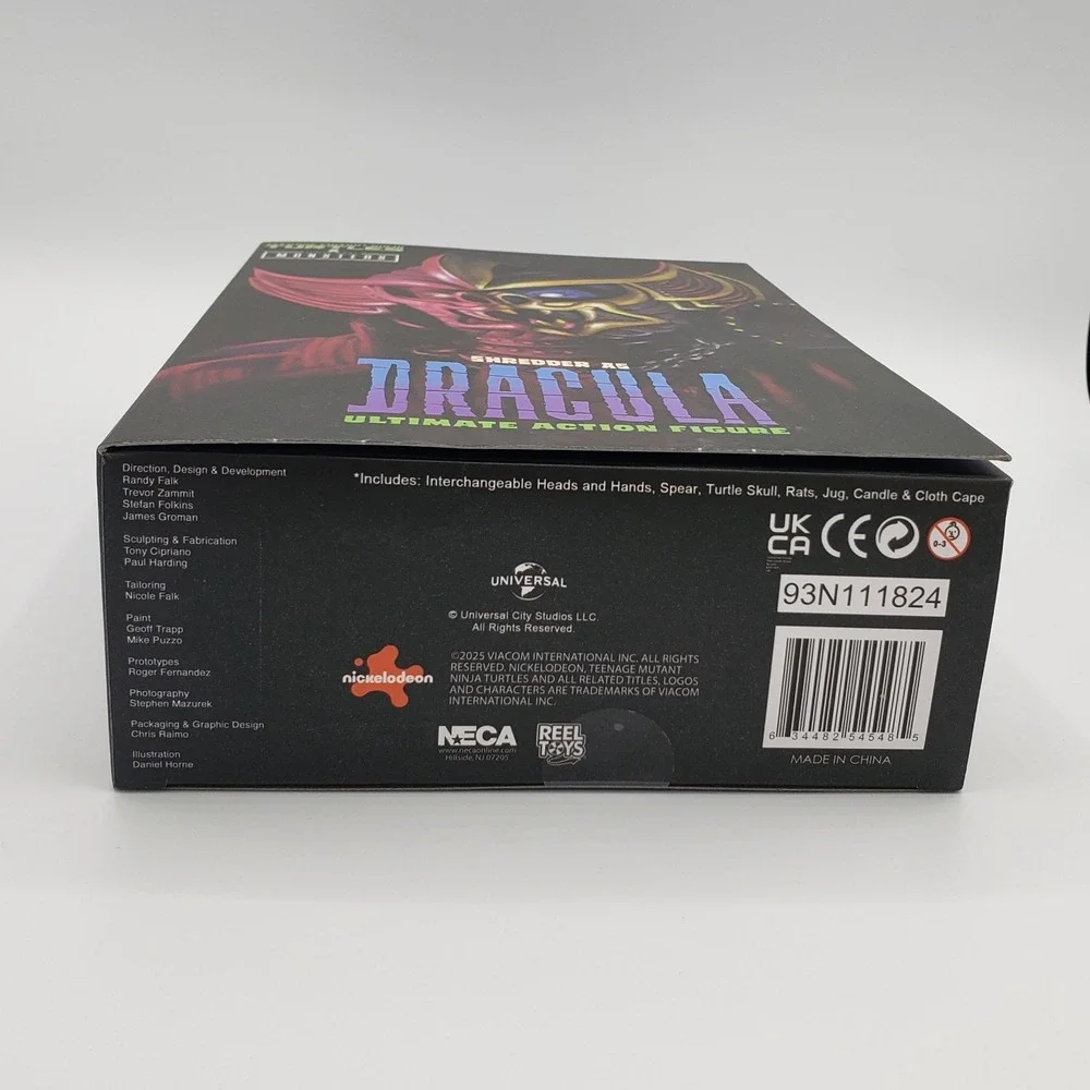 New SHREDDER DRACULA NECA Universal Monsters Ninja‎ Turtles Reel Toys